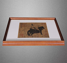 西双版书画装裱配框服务案例